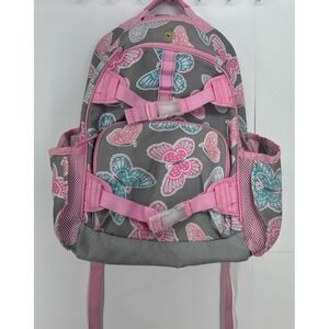 Pottery Barn Kids Pink Butterfly Backpack (16 inch)
